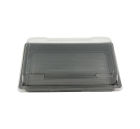 400 Stück Sushi- Tray, Sushi Schale, schwarz mit Deckel, Größe L, 170x90x45mm (412) (inkl. EWKF Gebühr)