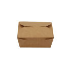 450 Stück Bio Lunch Box 500ml, 110x90x50mm, braun, green Nature