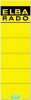 ELBA 10 Stück RADO Ordnerrücken-Etiketten, kurz/breit, 190x59mm, selbstklebend, gelb