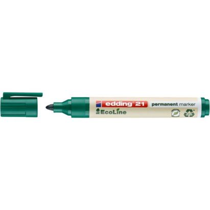 1 Stück edding 21 EcoLine Permanentmarker, grün 1 Stück edding 21 EcoLine Permanentmarker, grün