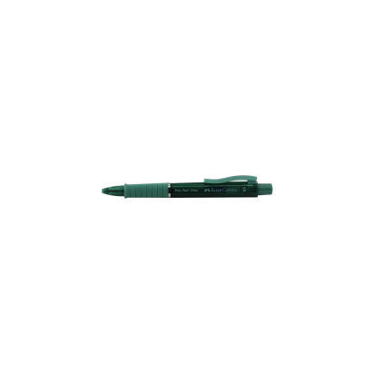 1 Stück FABER-CASTELL Druckkugelschreiber POLY BALL VIEW, grün, 0,6 mm