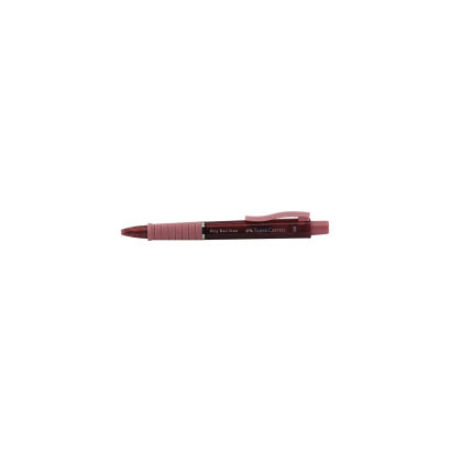 1 Stück FABER-CASTELL Druckkugelschreiber POLY BALL VIEW, rosa, 0,6 mm