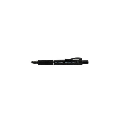 1 Stück FABER-CASTELL Druckkugelschreiber POLY BALL VIEW, schwarz, 0,6 mm 1 Stück FABER-CASTELL Druckkugelschreiber POLY BALL VIEW, schwarz, 0,6 mm