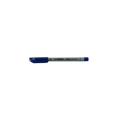 1 Stück Stabilo Nonpermanent-Marker OHPen universal, blau, 0,4mm Strichstärke, S 1 Stück Stabilo Nonpermanent-Marker OHPen universal, blau, 0,4mm Strichstärke, S