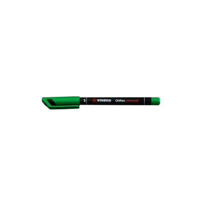 1 Stück Stabilo Permanent-Marker OHPen universal, grün, 0,4mm Strichstärke, S