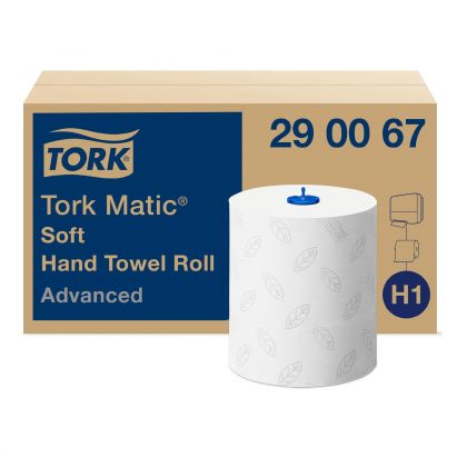 1 Stück Tork 290067 Matic Advanced Handtuchrollen H1, 21cm x 150m, 2-lagig, weiß