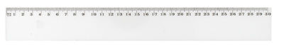 1 Stück Wonday Flachlineal, 200mm, aus Kunststoff, transparent 1 Stück Wonday Flachlineal, 200mm, aus Kunststoff, transparent