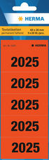 100 Stück HERMA Ordner-Inhaltsschild 2025, 60 x 26 mm, bedruckt 100 Stück HERMA Ordner-Inhaltsschild 2025, 60 x 26 mm, bedruckt
