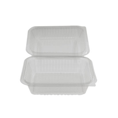 100 Stück Klappboxen Nr. 147, 2700ml, 220x190x90mm, transparent