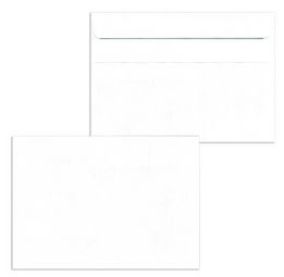 1000 Stück Briefumschläge C6, weiß, ohne Fenster, selbstklebend, 90 g/qm
