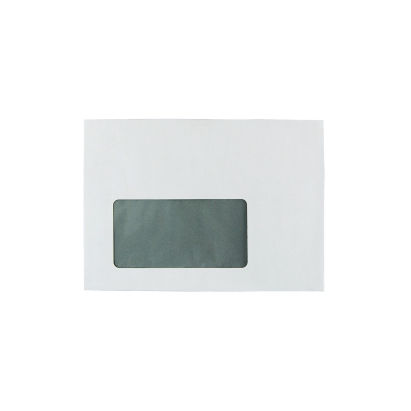 1000 Stück Briefumschlag Kuvermatic C6/5, 114 x 229 mm, mit Fenster, nassklebend