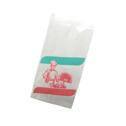1000 Stück Pizza-Faltenbeutel Nr. 418, 12+5x25cm, Ital. Druck, rot/grün 1000 Stück Pizza-Faltenbeutel Nr. 418, 12+5x25cm, Ital. Druck, rot/grün