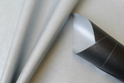 1 Rolle Geschenk- Kraftpapier 119010, Bicolor, 250m, 50cm