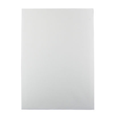 125 Stück Briefumschläge, Papprückwandtaschen C4, weiß, ohne Fenster, 120 g/qm