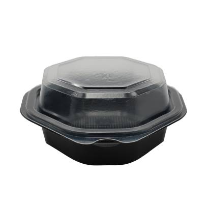 180 Stück Duni Klappboxen PS, 1300ml, 230x80mm, schwarz/transparent 180 Stück Duni Klappboxen PS, 1300ml, 230x80mm, schwarz/transparent