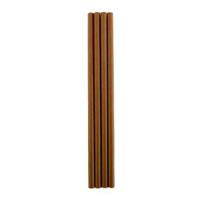 150 Stück Bio Papier Trinkhalme Strohhalme 230mm, Ø8mm, braun 150 Stück Bio Papier Trinkhalme Strohhalme 230mm, Ø8mm, braun