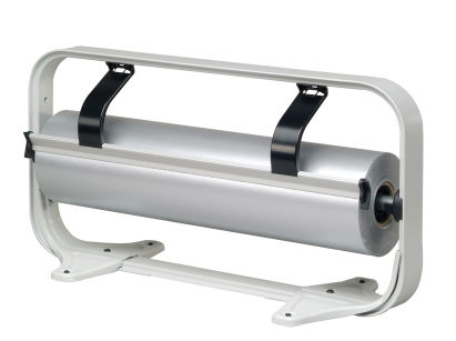 1 Stück Tischabroller STANDARD 151, hellgrau, mit gezahnter Abreißschiene, 60cm