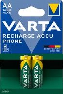 2 Stück VARTA Akkus RECHARGE ACCU Phone Mignon (AA)
