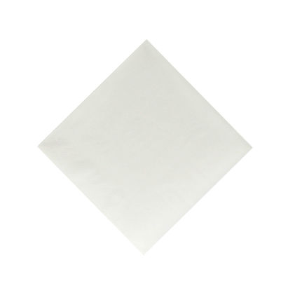 250 Stück FASANA Papier Servietten 2-lagig, 40x40cm, 1/4 Falz, pearl white, weiß