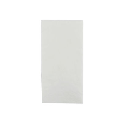 FASANA 250 Stück Papier Servietten 3-lagig, 40x40cm, 1/8 Falz, pearl white, weiß