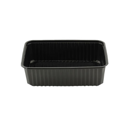 KIV 300 Stück Unischale PP, 1000ml, 180x133mm, Mehrweg, schwarz KIV 300 Stück Unischale PP, 1000ml, 180x133mm, Mehrweg, schwarz