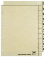 100 Stück Oxford Trennblätter, 2-seitig bedruckt, chamois, 240x300mm