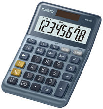 1 Stück Casio Tischrechner MS-80E, 8-stellig, silber 1 Stück Casio Tischrechner MS-80E, 8-stellig, silber