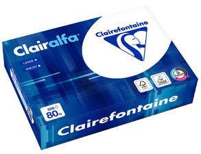 Clairefontaine 500 Stück Kopierpapier Multifunktionspapier Clairalfa, DIN A5, extra weiß Clairefontaine 500 Stück Kopierpapier Multifunktionspapier Clairalfa, DIN A5, extra weiß