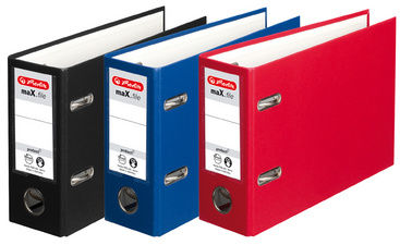 herlitz 1 Stück PP-Ordner maX.file protect, 80mm, A5 quer, schwarz herlitz 1 Stück PP-Ordner maX.file protect, 80mm, A5 quer, schwarz