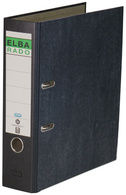 1 Stück ELBA Ordner rado Wolkenmarmor, Rückenbreite: 80 mm, schwarz (10407)