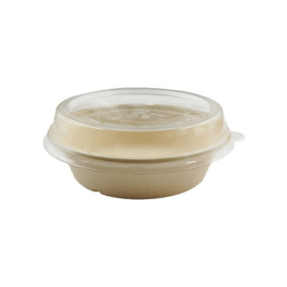 40 Stück DUNI BIOPAK Salatschale 800ml, braun, aus Bagasse