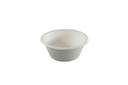 50 Stück Bagasse Suppenschale 200ml, Ø11,4cm, weiß