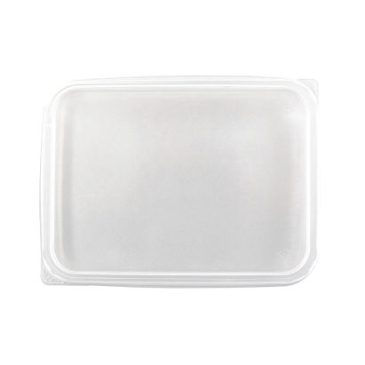 50 Stück Deckel für Unischale, PP, passend für alle Größen, 185x143mm, Mehrweg, klar transparent