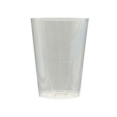 1000 Stück PS Hartplastik- Trinkgläser, Mehrweg- Trinkbecher, transparent, 200ml (inkl. EWKF Gebühr)