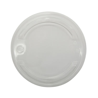 50 Stück rPET Flachdeckel für Bio Kraft- Bowl, Salatschale 1100 & 1300ml, Ø185mm, transparent