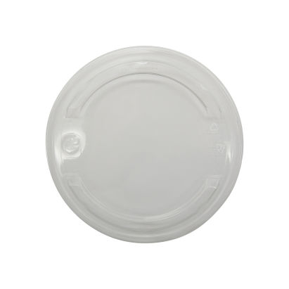 50 Stück rPET Flachdeckel für Bio Kraft- Bowl, Salatschale 500-1000ml, Ø150mm, transparent