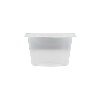 50 Stück Verpackungsbecher PP, 100ml, transparent, mit Deckel, Dessert 50 Stück Verpackungsbecher PP, 100ml, transparent, mit Deckel, Dessert