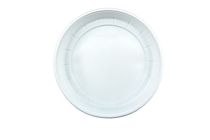 500 Stück Plastikschale F4, rund, PP, weiß 500 Stück Plastikschale F4, rund, PP, weiß