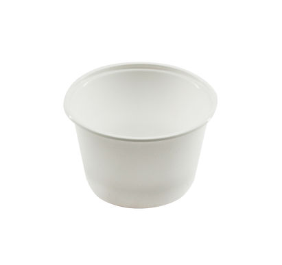 500 Stück Saucen- Dressingbecher Verpackungsbecher PP, 100ml, weiß, rund, mit Deckel 500 Stück Saucen- Dressingbecher Verpackungsbecher PP, 100ml, weiß, rund, mit Deckel