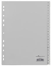 1 Stück DURABLE Kunststoff-Register, A-Z, A4, PP, 20-teilig, grau (6510-10) 1 Stück DURABLE Kunststoff-Register, A-Z, A4, PP, 20-teilig, grau (6510-10)