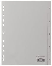 1 Stück DURABLE Kunststoff-Register, Zahlen, A4, 10-teilig, 1-10 (6511-10) 1 Stück DURABLE Kunststoff-Register, Zahlen, A4, 10-teilig, 1-10 (6511-10)