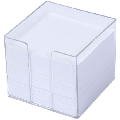 1 Stück Zettelbox mit Nachfüller, 95x95x95mm 1 Stück Zettelbox mit Nachfüller, 95x95x95mm