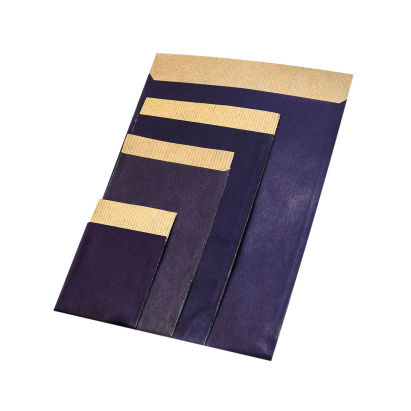 1000 Stück Papier Flachbeutel 7001F, Kraftpapier, blau, 60g/m², 130x180mm 1000 Stück Papier Flachbeutel 7001F, Kraftpapier, blau, 60g/m², 130x180mm