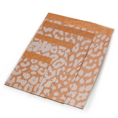 Papier Flachbeutel 79920F, Leo, weiß, 60g/m²