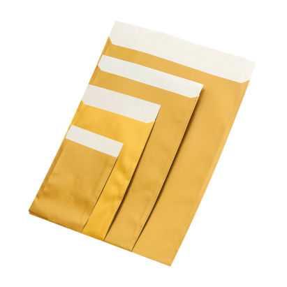 1000 Stück Papier Flachbeutel 8007F, Color, gold, 70g/m², 130x180mm