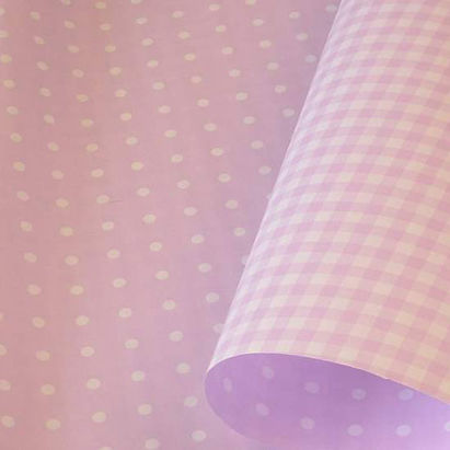 1 Rolle Geschenkpapier 86332, Rockabilly - Vichy, 250m, 70cm