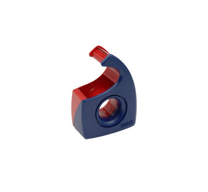 1 Stück Tesa 57443 Easy Cut Handabroller, rot/blau, für Klebefilm 19mm x 10m