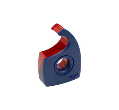 1 Stück Tesa 57444 Easy Cut Handabroller, rot/blau, für Klebefilm 19mm x 33m 