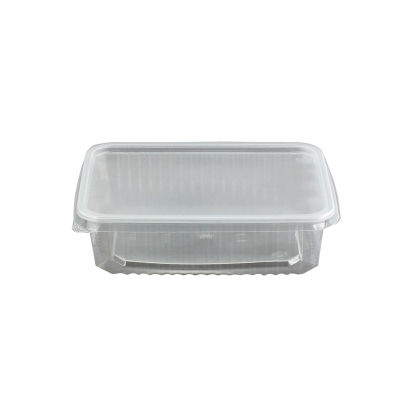 300 Stück Unischale PP, 750ml, 180x133mm, Mehrweg, klar transparent mit Deckel 300 Stück Unischale PP, 750ml, 180x133mm, Mehrweg, klar transparent mit Deckel