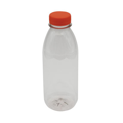145 Stück PET Plastikflasche, Trinkflasche mit Verschlussdeckel, 500ml